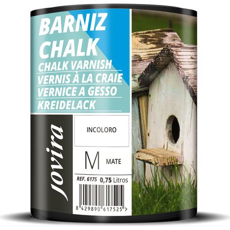 JOVIRA PINTURAS Vernice a Gesso Opaca 750 ml  base d'acqua, (750 Millilitri, Vernice Chalk). F-20 (1/2)