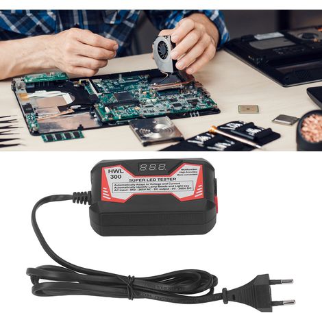 Testeur de perles et de bandes LED - Aucun démontage d'écran requis pour la réparation et le test des perles, bandes et cartes LED des téléviseurs LCD à rétroéclairage LED (norme européenne 85-265 V) (1/5)