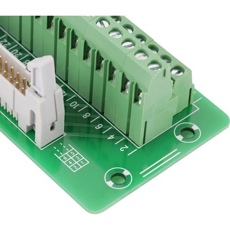 Câble adaptateur IDC-40P avec bornier à connecteur en forme de corne et support (1/5)
