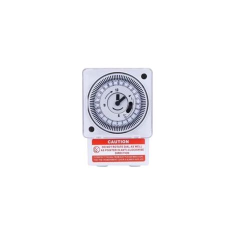 Reloj modular SL-189 con interruptor horario, ciclo de 24 horas e intervalo de 15 minutos, reloj de mesa eléctrico AC 220V-Crezuo