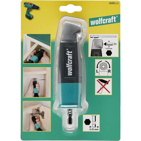 wolfcraft Angular Gear for Drilling and Screwing at 90° Angle
