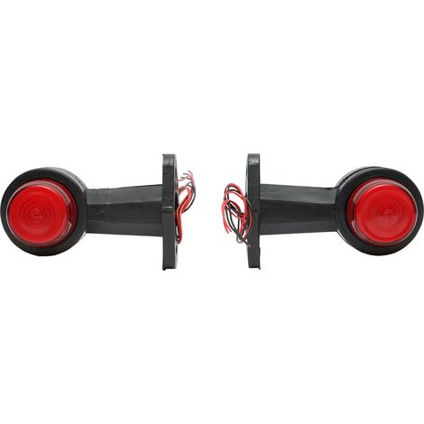 Luce di posizione laterale LED NEON rosso-bianco 12V-24V Breckner Germany (1/5)
