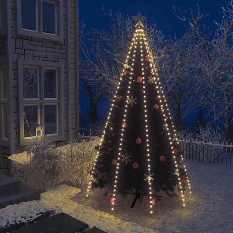 Guirlande lumineuse filet d'arbre de Noël 400 LED Couronne de Noël 400 cm 83918 (1/5)