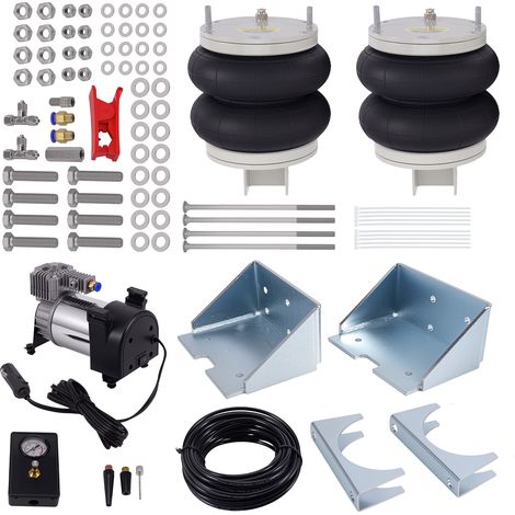 Maxpeedingrods – Kit de suspension pneumatique 2x avec compresseur 12V – Pour Iveco Daily 35s 35L 2006-2014 – Capacité de charge 4000 kg – Pression recommandée 10-75 PSI
