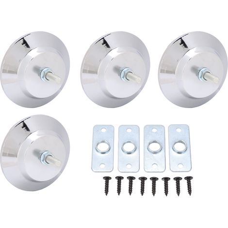 Lot de 4 niveleurs de pieds de table de billard 5 pouces, pieds réglables universels pour meubles, pour table de football. (1/5)