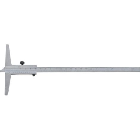 FORMAT Tiefenmessschieber 200mm gerade Messstange (1/4)