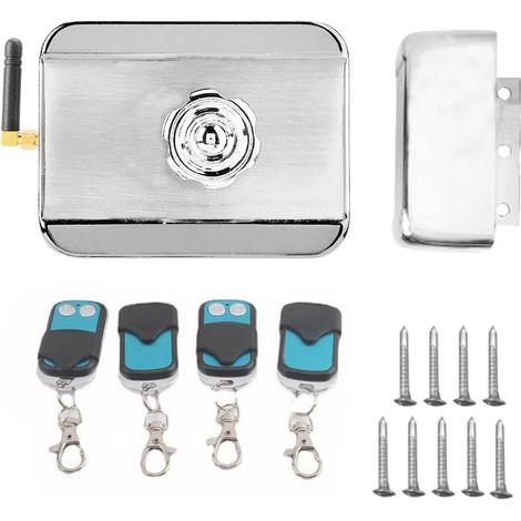 Serrure Intelligente Sans Fil, Verrou Électronique de Porte avec Télécommande (1/5)