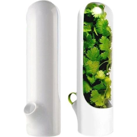 Ensemble de 3 boîtes à herbes aromatiques, boîtes de rangement pour réfrigérateur