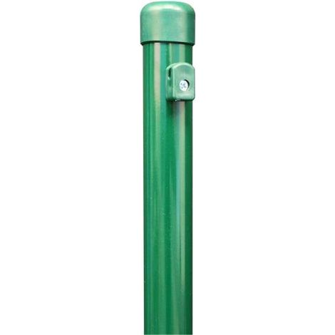 Zaunpfosten, verkürzt, grün-be Ø38mm, 2165/2000 mm