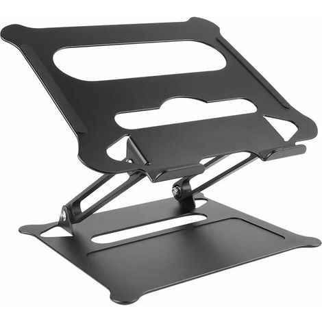 Support pour ordinateur portable réglable, pliable et rétractable en alliage d'aluminium, support pour ordinateur portable relevable et portable (1/5)