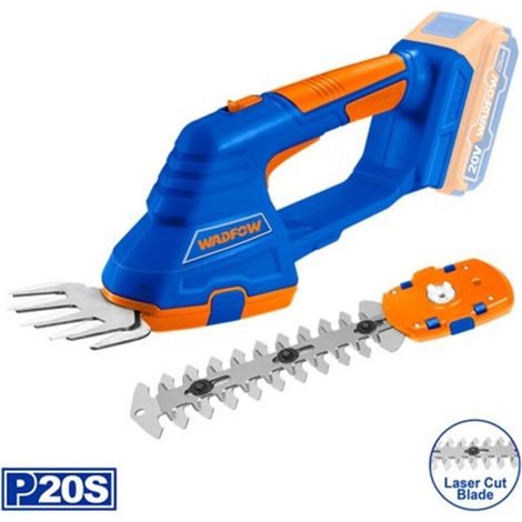Taille-haie sans fil WADFOW WJC1520 20V, lame laser SK5, 200 mm