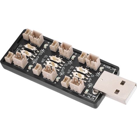 Chargeur USB 6 ports pour batteries Li-ion 3.7V, précision de charge 4.20V, circuit haute qualité (1/5)