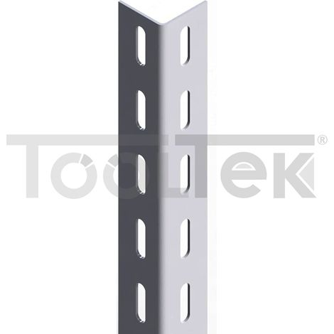 MONTANTE ANGOLARE ACCIAIO 200cm 35x35mm SCAFFALATURA SCAFFALI