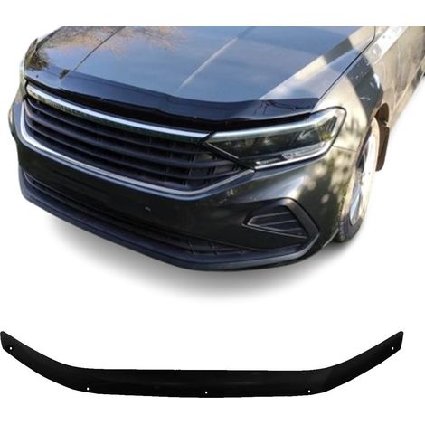 Deflecteurs d'air capot de voiture Protection pour VW Polo 2021-2026 Acrylique foncé Noir (1/5)