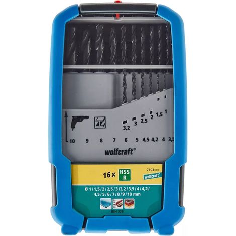 Wolfcraft Forets à métaux HSS laminés 7103000 (1/5)