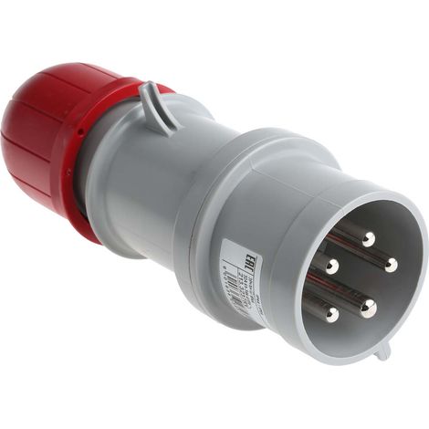 Adaptateur pour connecteur industriel Scame Mâle, 3P + N + E, 32A, 415 V, Montage sur câble ( Prix pour 1 )