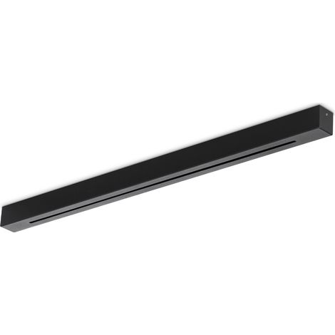 Rosone Contemporaneo Metallo Nero 4 Luci