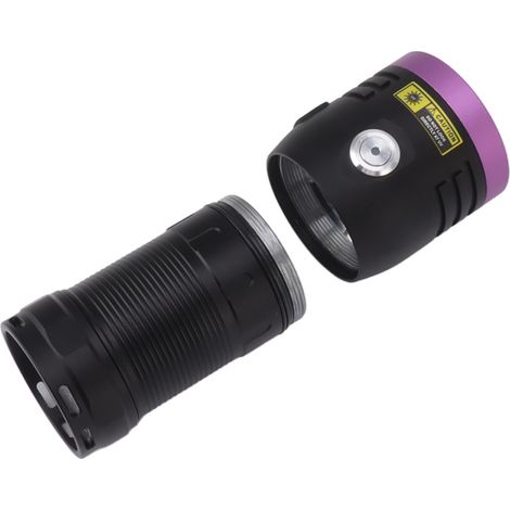 Lampe torche UV rechargeable 80 W à lumière noire 365 nm pour le durcissement de résines fluorescentes minérales à base d'urine d'animaux (1/5)
