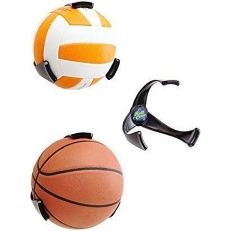Support mural pour ballons de basket-ball et de football (lot de 3) (1/5)