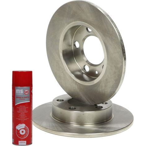 DISCOS DE FRENO ""MS"" 2 uds. Trasero Izq. AUDI A1, A2, A3, TT, SEAT CORDOBA, IBIZA IV, IBIZA V, IBIZA V ST, (1/4)