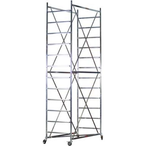 Trabattello grim eu 75 marchetti acciaio zincato cm 165x75 h. cm 270/370 Marchetti