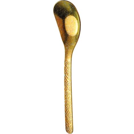 Lot de 2 cuillères à lingots en titane pur Fleur glace Personnalité (1/5)