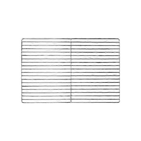 Grille de cuisson de rechange en acier inoxydable pour barbecue-44.50X29.50X0.30CM (1/3)