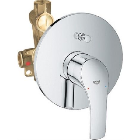 Grohe miscelatore monocomando Linea Eurosmart cromo incasso doccia C/DEV. rubinetto bagno (1/5)