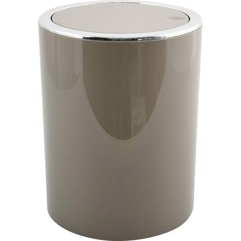 Poubelle à  bascule KAMAKA 6L Taupe MSV