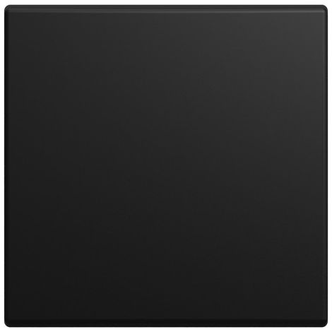 Busch-Jaeger Wippe anschraubbar (Halteelement) für Schalter/Taster, 1-fach schwarz matt - Busch-balance® SI (2546-915), 2CKA001434A0665