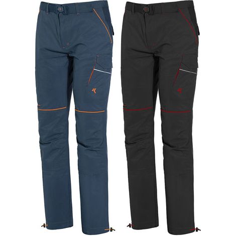 Issaline 9032B-081 Boom Light Pantalone da Lavoro Estivo Stretch 92% Poliestere 8% Spandex Trattamento 3M SCOTCHGARD colore Antracite