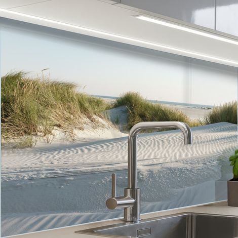 REVETEMENT MURAL DE CUISINE, CRÉDENCE DE CUISINE Plage - Nature - Dune 80x60 (1/5)