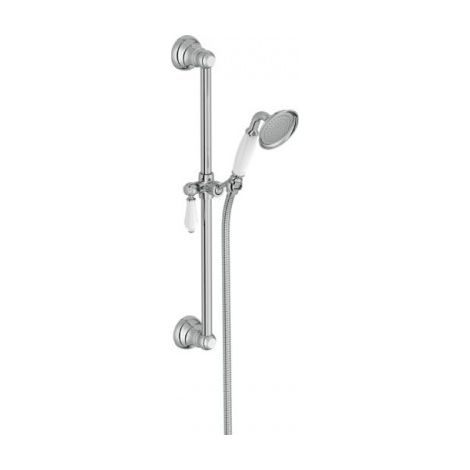 Ensemble de douche rétro avec douchette et flexible - chromé - Louise - JACOB DELAFON (1/5)