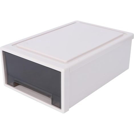 Boîte de Rangement Tiroir en Plastique 5l pour Vêtements et Chaussures, Design Simple et Élégant, Gain de Place Facile à Utiliser pour Chambres et Salons (1/5)