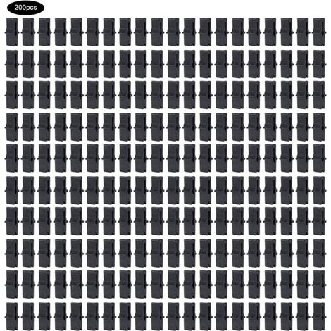 200 pièces pince de fixation de Film de serre accessoires de serre pour filet de Film plastique (1/5)