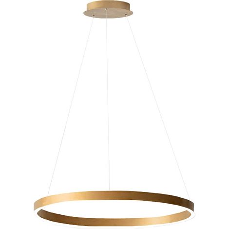 Lustre led gea luce criseide sp o 3100lm aluminium classique suspension moderne