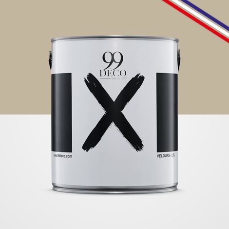 Peinture Mur Velours - Taupe - Interieur - 2,5l (1/5)