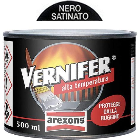 SMALTO ALTA TEMPERATURA ml. 500 Nero satinato (1/10)