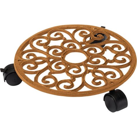 Draper Cast Iron Plant Caddy Model 10063 – Durable and Stylish Indoor Plant Stand (1/2)