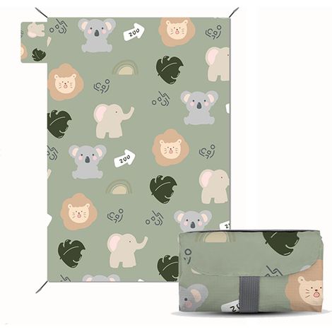 Mini couverture pique nique ultra fine piquets ancrage couverture pique nique mini couverture pique nique imperméable pique nique (1/5)