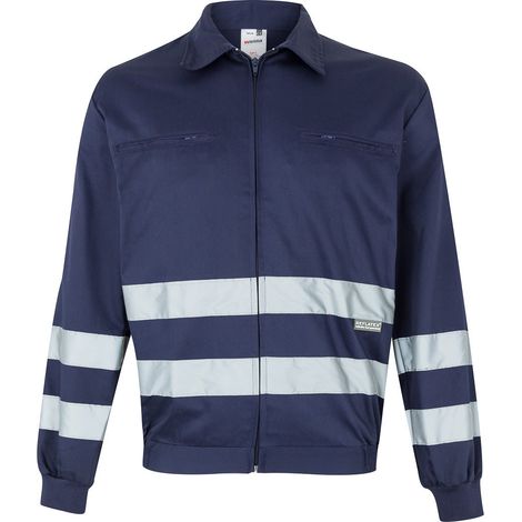 Cazadora Con Cintas Azul Marino XL