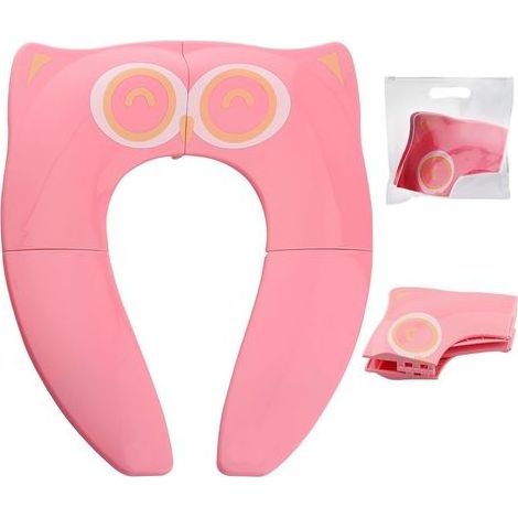 1 Réducteur WC Pliable, Siège Enfant Antidérapant, Toilette Voyage Compacte, Pour Bébé Plus De 12 Mois (1/5)