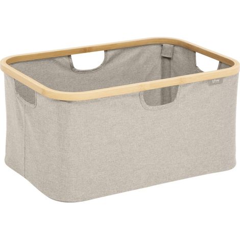 Wäschekorb tidy box 54l faltbar grau - 5five