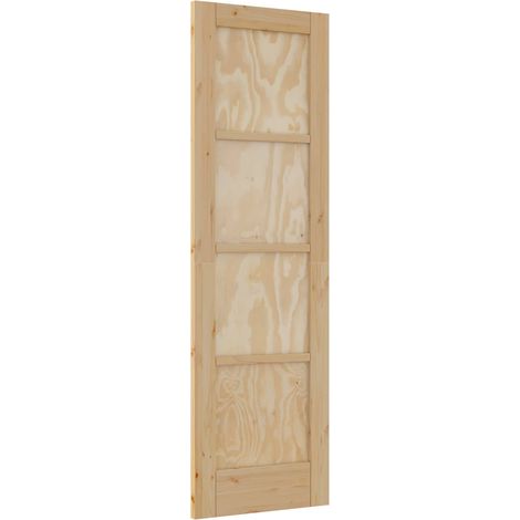 Puerta Interior Natural 61 x 198,5 cm Madera contrachapada vidaXL