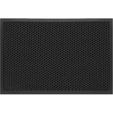 Zerbino nero per esterni, 43x76 cm, antiscivolo e impermeabile, ideale per porte, giardini e patii (1/5)