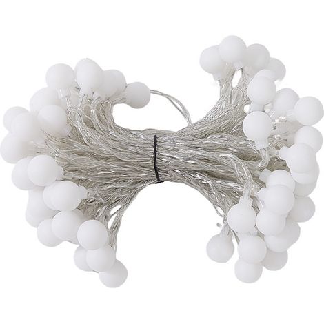 Guirlande lumineuse boule 10M 8 modes et fonction Pour la décoration de fête, balcon, éclairage de Noël (1/5)