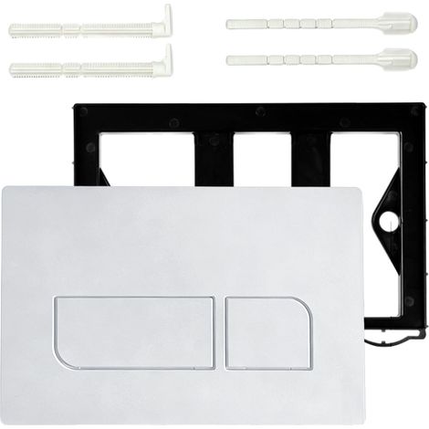 Plaque de commande WC - Pièce de rechange compatible avec Sigma01 UP300 et 320 - Blanc (1/5)