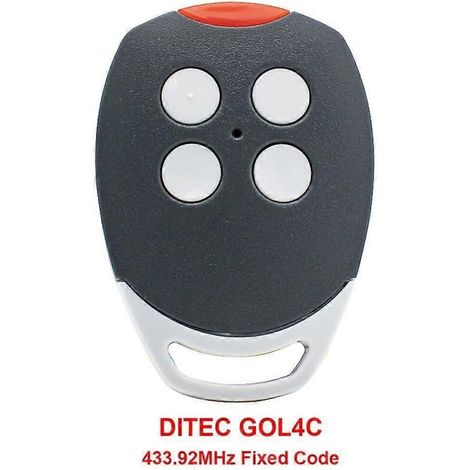 Ditec Gol4c 433,92 MHz Festnetz-Fernbedienung für Ditec 433 MHz Garagentoröffner, Front-to-Front (1/5)