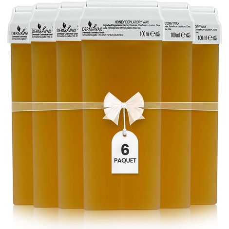 Cartouches de cire d’épilation roll-on Miel, 6 x 100 ml (1/5)