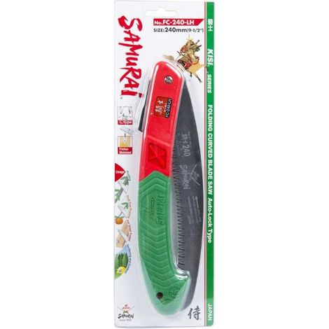 SAMURAI serrucho samurai gc plegable 240 mm. , Serrucho Samurai gc plegable fc-240-lh.- Medidas 240 mm.- Fabricados en Japón con la más alta tecnología disponible para (1/5)